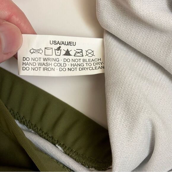 Olive Green Plus Size High-Waisted Bikini Bottoms - Size 3XL - NWOT - Picture 7 of 7